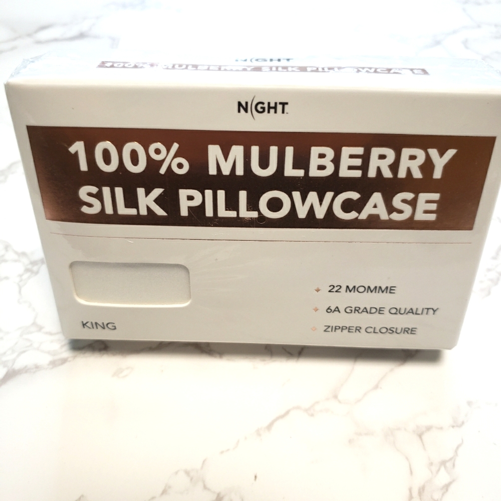 Mulberry Silk pillowcase hypoallergenic pillowcase for sensitive skin ca…